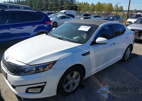 2015 Kia Optima Lx z USA, uszkodzony, nr VIN 5XXGM4A71FG439883